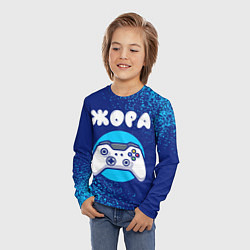 Лонгслив детский Жора геймер, цвет: 3D-принт — фото 2