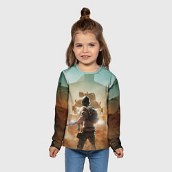 Лонгслив детский PUBG и машина, цвет: 3D-принт — фото 2
