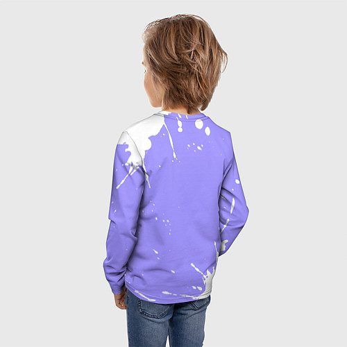 Детский лонгслив Арина кошка единорожка / 3D-принт – фото 4