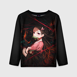 Детский лонгслив Nezuko Demon Slayer art