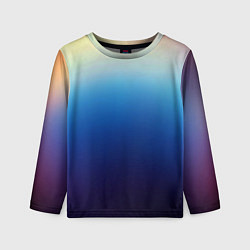 Лонгслив детский Blue gradient colors, цвет: 3D-принт