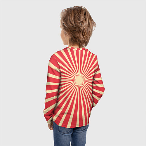 Детский лонгслив Праздник трудящихся / 3D-принт – фото 4