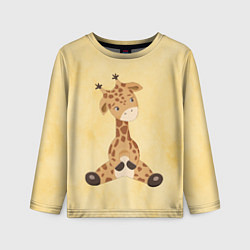 Лонгслив детский Малыш жираф, цвет: 3D-принт