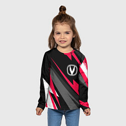 Лонгслив детский Changan fast lines, цвет: 3D-принт — фото 2