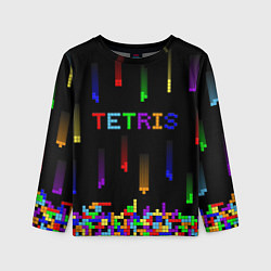 Лонгслив детский Falling blocks tetris, цвет: 3D-принт