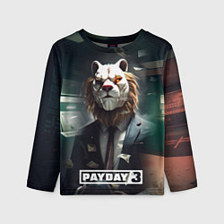 Лонгслив детский Payday 3 lion, цвет: 3D-принт