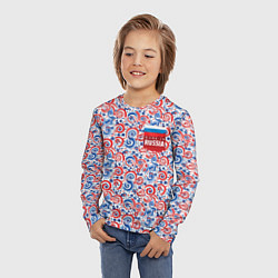 Лонгслив детский Made in Russia, цвет: 3D-принт — фото 2