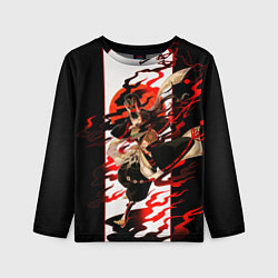 Детский лонгслив Аниме девушка oni