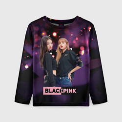 Лонгслив детский Blackpink purple, цвет: 3D-принт