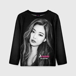 Лонгслив детский Jennie Kim Blackpink, цвет: 3D-принт