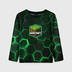 Детский лонгслив Minecraft Logo Плиты