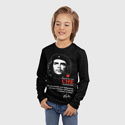 Лонгслив детский Che Guevara автограф, цвет: 3D-принт — фото 2