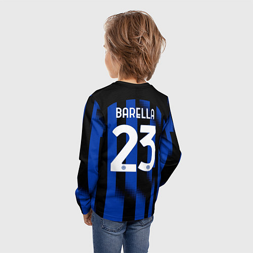 Детский лонгслив Барелла Интер форма 2324 домашняя / 3D-принт – фото 4
