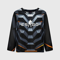 Лонгслив детский CSGO объемная конструкция, цвет: 3D-принт