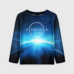 Лонгслив детский Logo Starfield space, цвет: 3D-принт