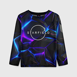 Лонгслив детский Starfield game logo, цвет: 3D-принт