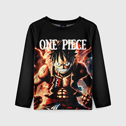 Детский лонгслив Злой Луффи из One Piece