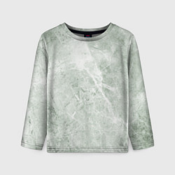 Лонгслив детский Зелёный мрамор, цвет: 3D-принт