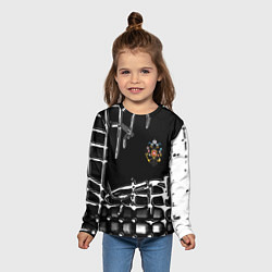 Лонгслив детский Россия герб РФ, цвет: 3D-принт — фото 2