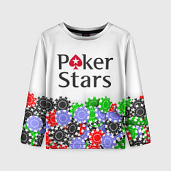 Лонгслив детский Poker - игра для удачливых, цвет: 3D-принт