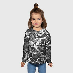 Лонгслив детский Абстракция - паутина, цвет: 3D-принт — фото 2