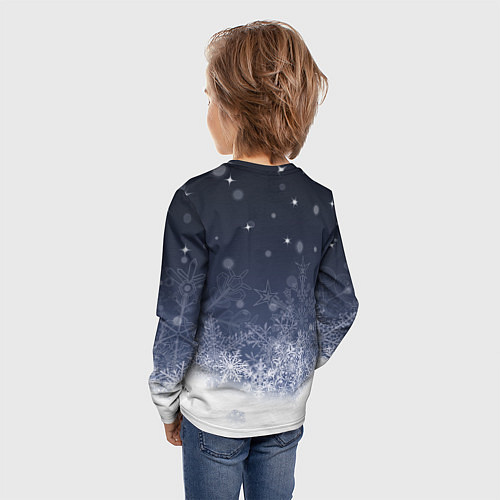 Детский лонгслив Розовый дракончик со свечкой / 3D-принт – фото 4