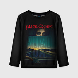 Лонгслив детский Album road Alice Cooper, цвет: 3D-принт