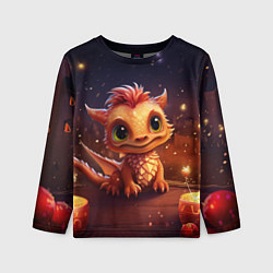 Детский лонгслив Чудо хранитель праздника дракон