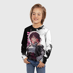 Лонгслив детский Кафка из хонкай, цвет: 3D-принт — фото 2