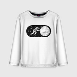 Лонгслив детский Space on, цвет: 3D-принт