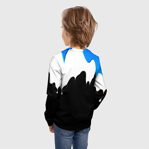 Детский лонгслив GTA 5 краски гейм / 3D-принт – фото 4