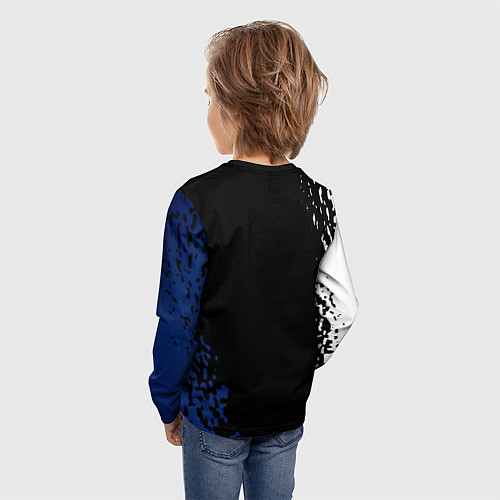 Детский лонгслив Bully game краски рокстар / 3D-принт – фото 4