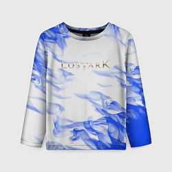 Лонгслив детский Lostark flame blue, цвет: 3D-принт