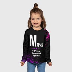 Лонгслив детский Мария: с очень большой буквы, цвет: 3D-принт — фото 2