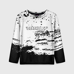 Лонгслив детский Deathloop чёрные краски, цвет: 3D-принт