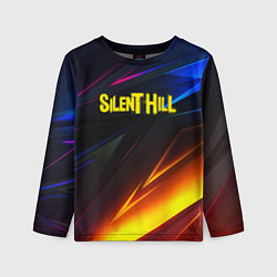 Лонгслив детский Silent hill stripes neon, цвет: 3D-принт