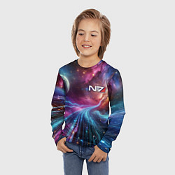 Лонгслив детский Mass Effect - N7, цвет: 3D-принт — фото 2