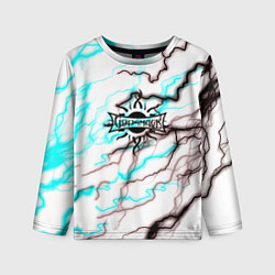 Детский лонгслив Godsmack storm текстура