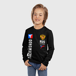 Лонгслив детский Тхеквондо сборная России, цвет: 3D-принт — фото 2