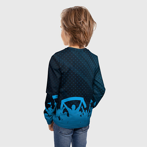 Детский лонгслив Sporting legendary форма фанатов / 3D-принт – фото 4