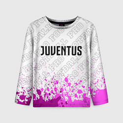 Лонгслив детский Juventus pro football посередине, цвет: 3D-принт