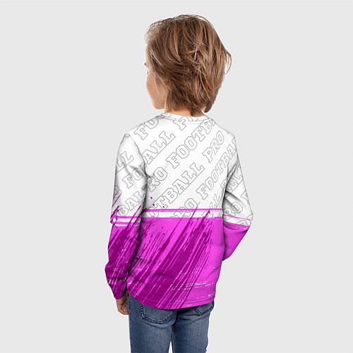 Детский лонгслив Lyon pro football посередине / 3D-принт – фото 4