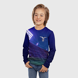 Лонгслив детский Lazio ночное поле, цвет: 3D-принт — фото 2