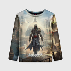 Лонгслив детский Assassins creed большой город, цвет: 3D-принт