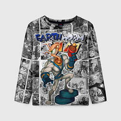 Лонгслив детский Jim comix, цвет: 3D-принт