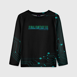 Лонгслив детский Final fantasy neon, цвет: 3D-принт