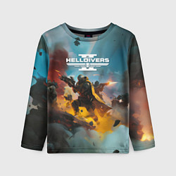 Лонгслив детский Helldivers 2 art for the game, цвет: 3D-принт