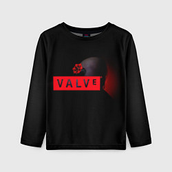 Лонгслив детский Valve afro logo, цвет: 3D-принт