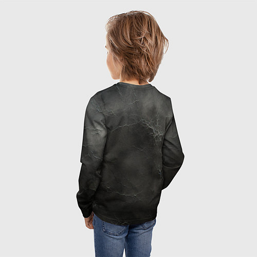 Детский лонгслив Добро пожаловать в Россию - stay true / 3D-принт – фото 4