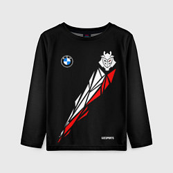 Лонгслив детский G2 esports red geometry, цвет: 3D-принт